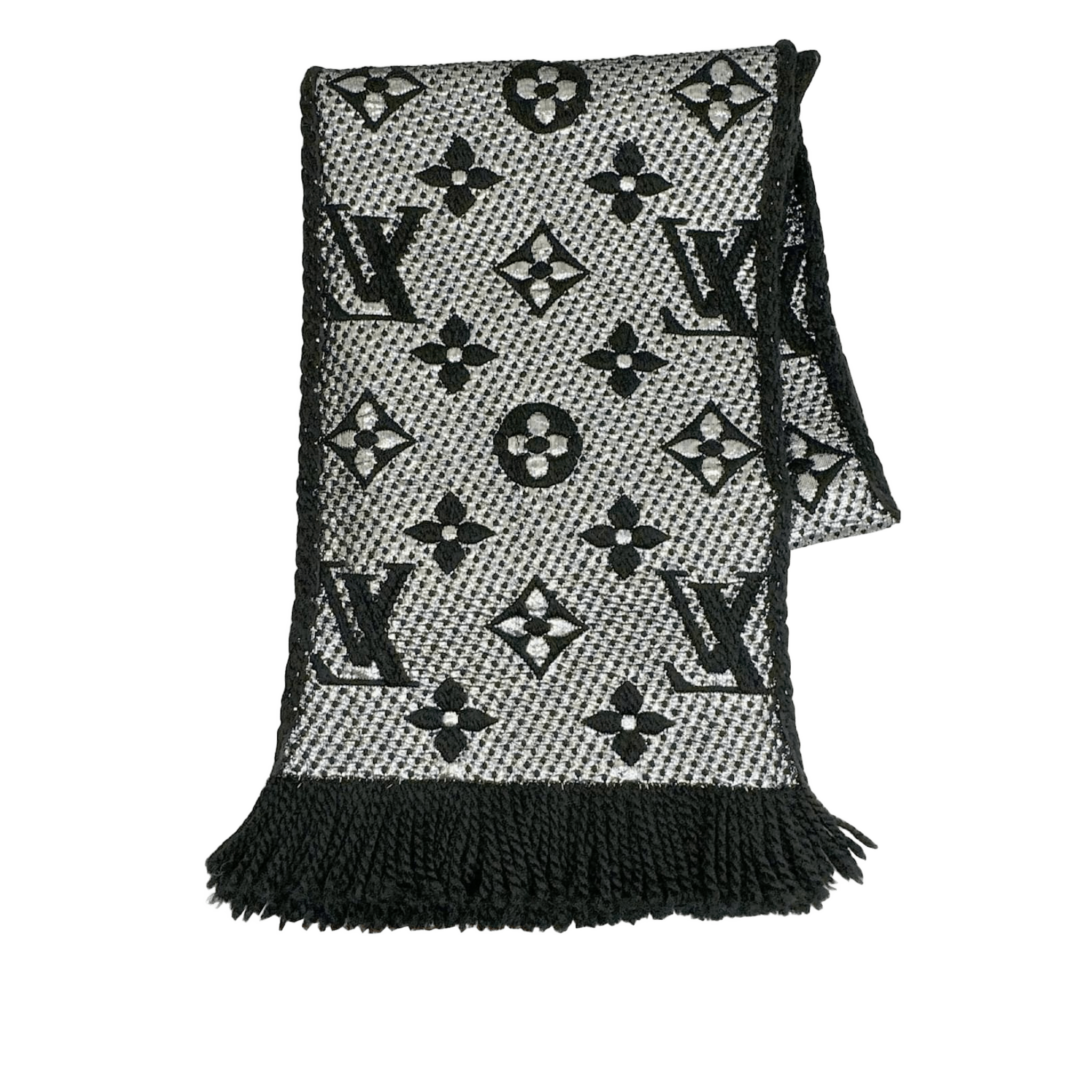 Louis Vuitton Logomania Scarf Black - Morely TrendsLouis Vuitton Type here:)