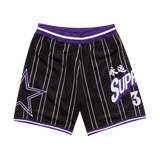 Supreme Star Basketball Short Black