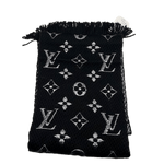 Louis Vuitton Logomania Scarf Black - Morely TrendsLouis Vuitton Type here:)