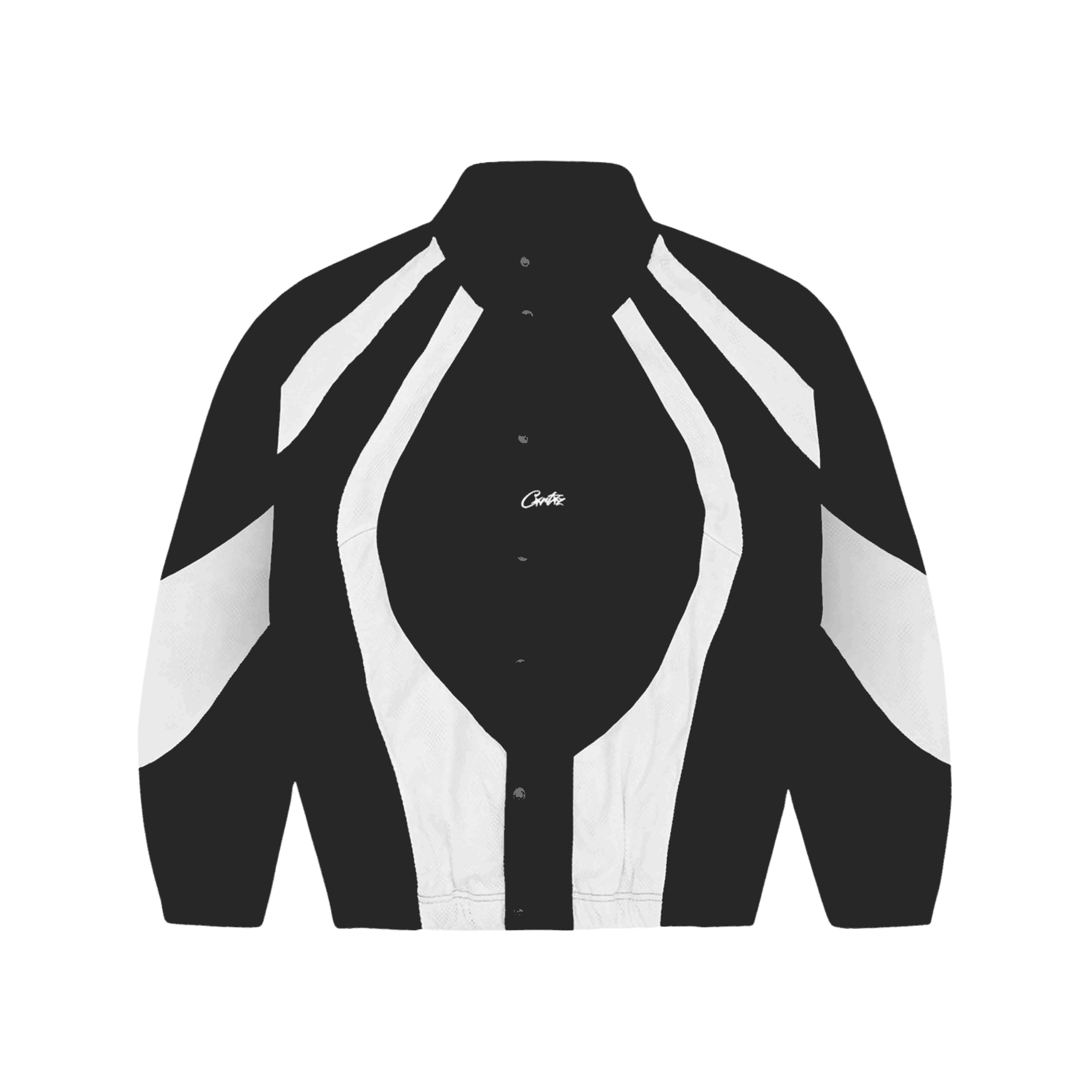 Corteiz Vertigo Shuku Jacket Black/White – Morely Trends Corteiz Vertigo Shuku Jacket Black/White – Morely Trends