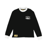 Corteiz 4Starz Alcatraz Waffle Longsleeve Shirt Black