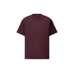Louis Vuitton LV Embossed Logo T-Shirt Burgundy