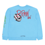Chrome Hearts x Matty Boy Brain New Crewneck Sweatshirt Blue - Morely TrendsChrome Hearts Type here:)
