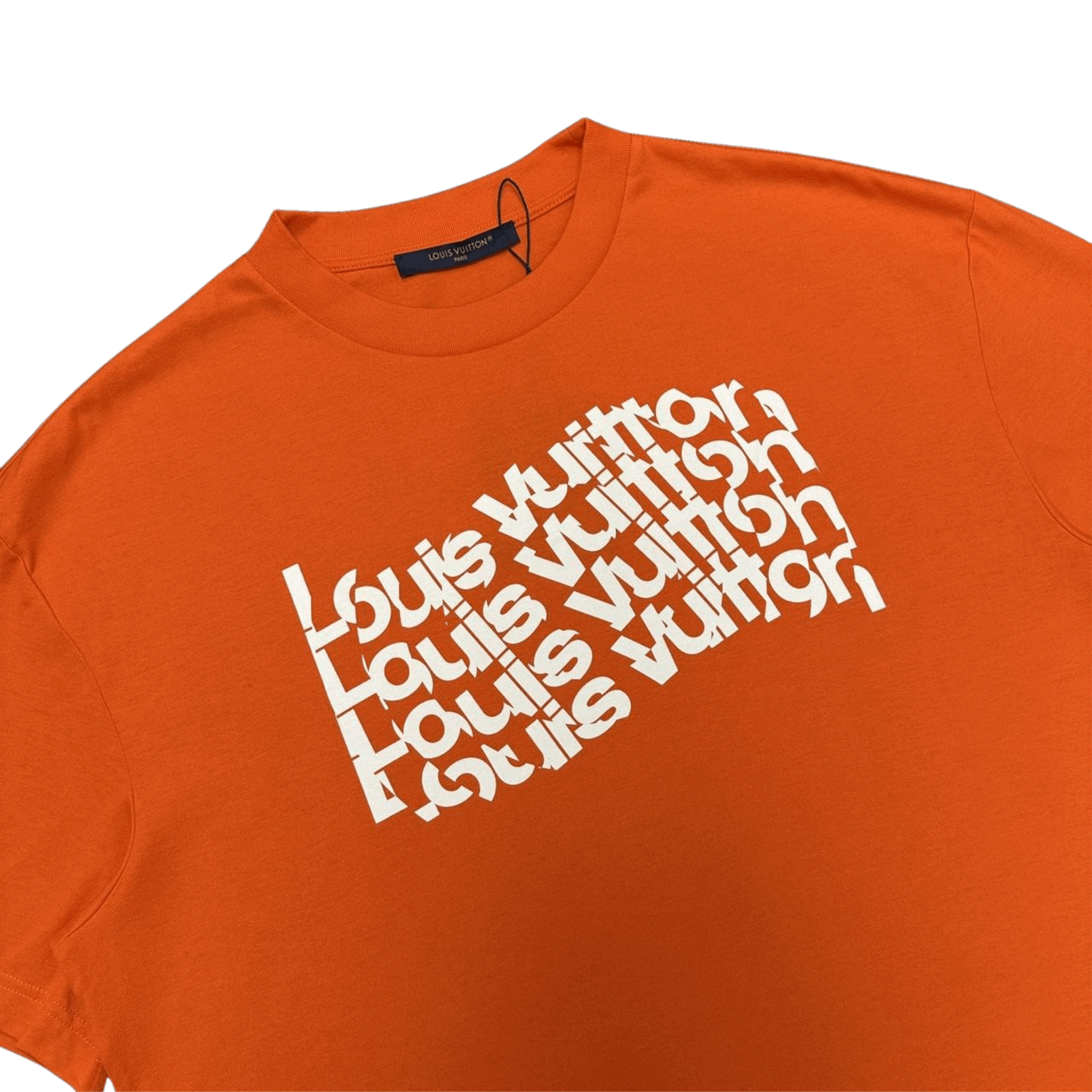 Louis Vuitton LV Logo T-Shirt Orange