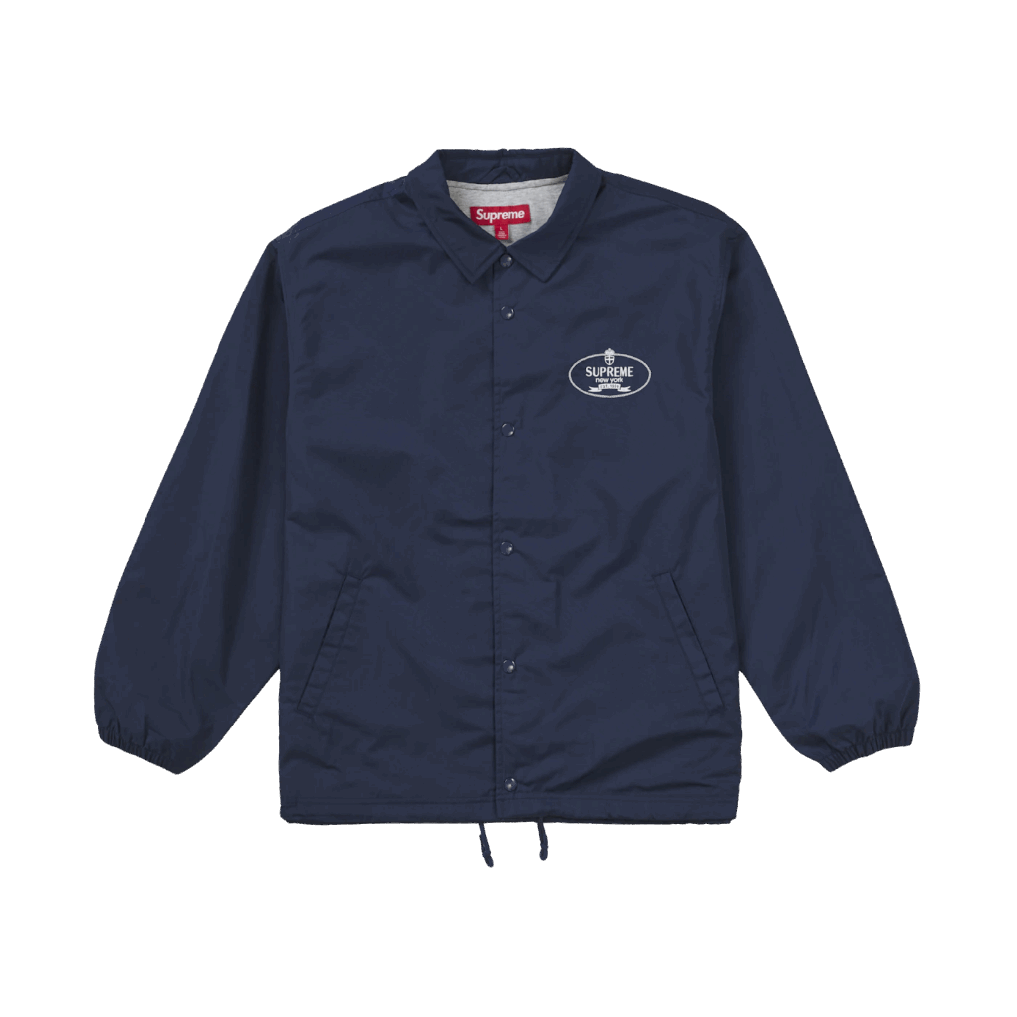 Supreme Crest Coaches Jacket Navy