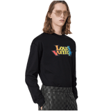 Louis Vuitton LV Fade Printed Long - Sleeved T-shirt Black - Morely TrendsLouis Vuitton Type here:)