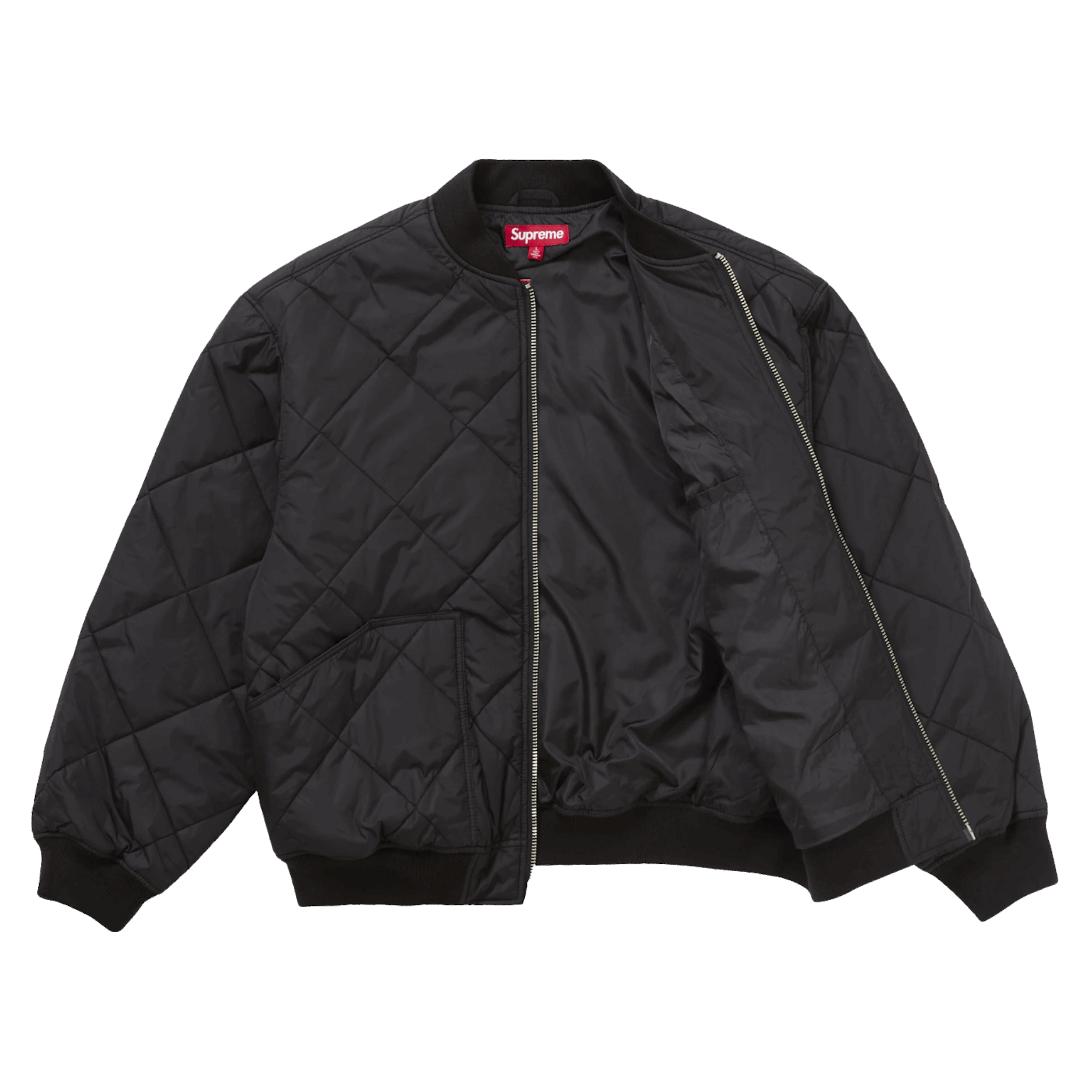 Supreme AOI Quilted Work Jacket Black