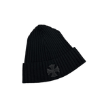 Chrome Hearts Cashmere Plus Cross Leather Patch Beanie - Morely TrendsChrome Hearts Type here:)