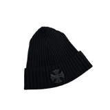 Chrome Hearts Cashmere Plus Cross Leather Patch Beanie - Morely TrendsChrome Hearts Type here:)