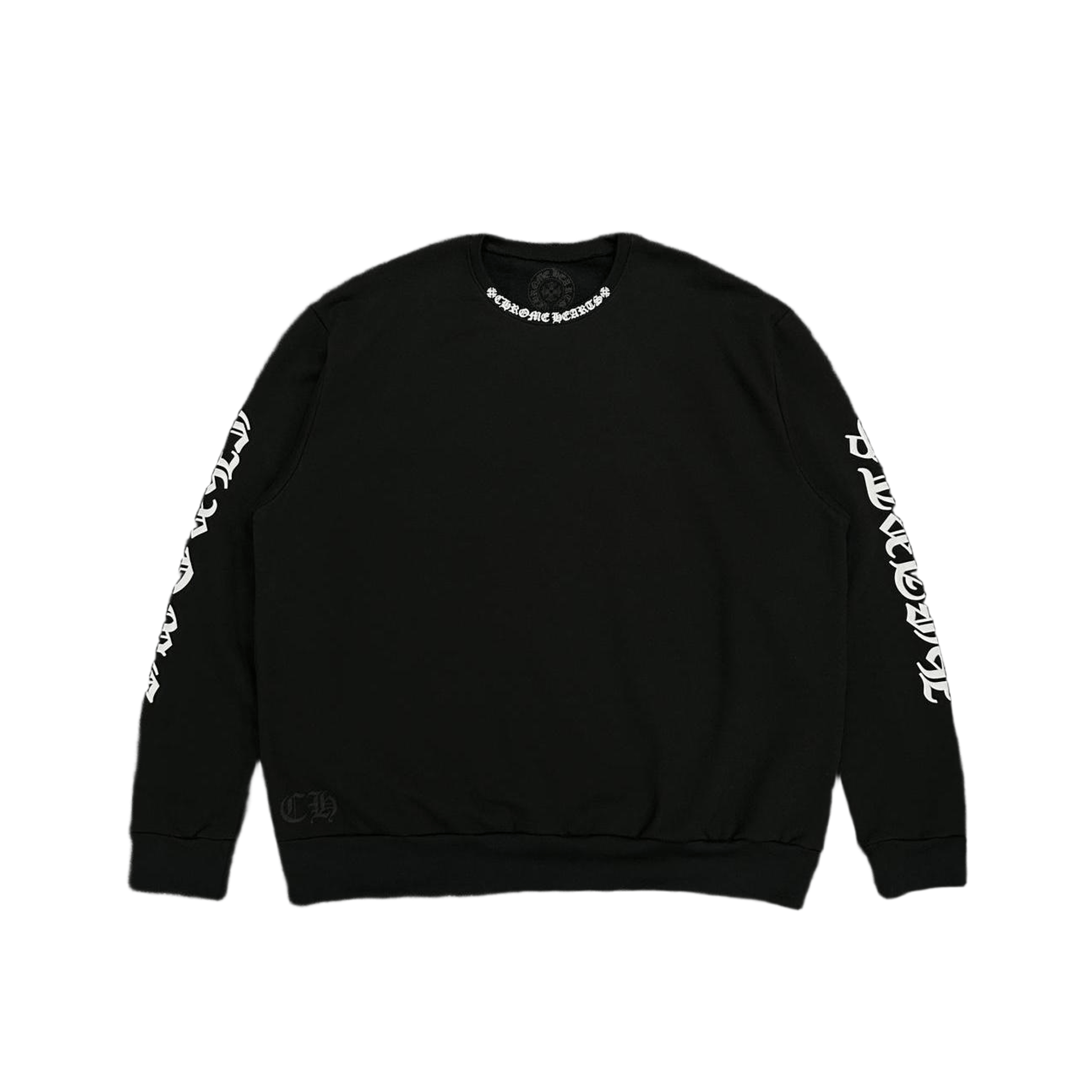 Chrome Hearts Neck Logo Sweater Sweatshirt Jumper Black - Morely TrendsChrome Hearts Type here:)