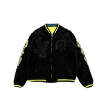 Chrome Hearts Matty Boy Flaming Youth Reversible Souvenir Jacket Black Yellow - Morely TrendsChrome Hearts Type here:)