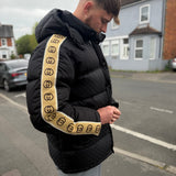 Gucci Men’s GG Jacquard Nylon Padded Down Jacket - Size 50 (L/XL)