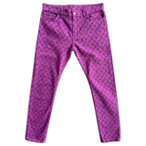 Louis Vuitton Purple Monogram Slim Jeans