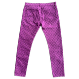 Louis Vuitton Purple Monogram Slim Jeans