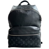 Louis Vuitton Black Taigarama Monogram Discovery Backpack