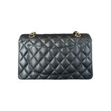 Chanel Black Caviar Quilted Small Flap Bag