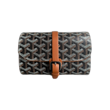 Goyard Black & Brown Watch Roll