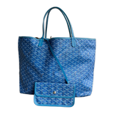 Goyard Blue St Louis Tote