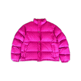 Chrome Hearts Pink Cross Jacquard Puffer Jacket