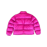 Chrome Hearts Pink Cross Jacquard Puffer Jacket