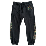 Chrome Hearts Black Camouflage Triple Cross Logo Sweatpants