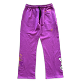 Chrome Hearts Matty Boy Purple More Not Less Sweatpants