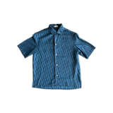 Dior Blue Oblique Button Up Shirt