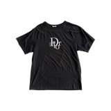 Dior ERL Black Embroidered Logo T-Shirt