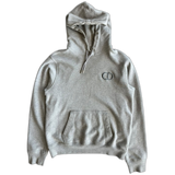 Dior Grey CD Icon Embroidered Logo Hoodie