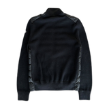 Moncler Black Tricot Puffer Cardigan