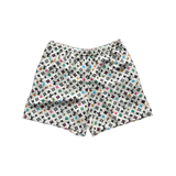 Louis Vuitton Tyler Cream Multicolor Monogram Silk Shorts