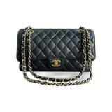 Chanel Black Caviar Quilted Medium Flap Bag