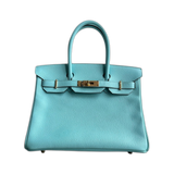 Hermes Blue Atoll Epsom Birkin 30