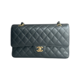 Chanel Black Caviar Quilted Medium Flap Bag