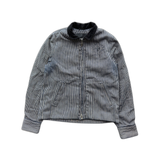 Chrome Hearts Blue & White Pinstripe Workwear Jacket