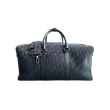 Dior Black Oblique Lingot 50 Duffle Bag