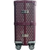 Goyard Burgundy Bourget PM Trolley Suitcase