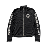 Chrome Hearts Black Horseshoe Logo Track Jacket