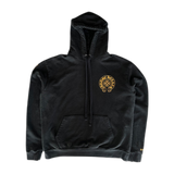 Chrome Hearts Black & Yellow Online Exclusive Horseshoe Logo Hoodie