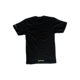 Chrome Hearts Black & Yellow Neck Logo T-Shirt