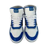 Dior Blue & Beige Oblique B27 High Top Sneakers