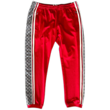 Gucci Red & Beige GG Monogram Trackpants