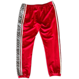 Gucci Red & Beige GG Monogram Trackpants