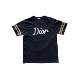 Dior Black & Silver 47 Logo T-Shirt