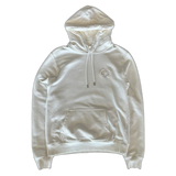 Dior White CD Icon Embroidered Logo Hoodie