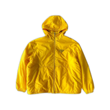 Prada Yellow Logo Padded Windbreaker