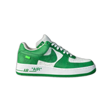 Louis Vuitton Nike Green & White Monogram Air Force 1