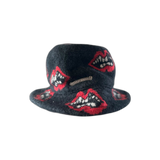 Chrome Hearts Matty Boy Black Chomper Cashmere Bucket Hat