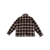 Chrome Hearts Black Plaid Flannel Jacket