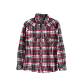 Chrome Hearts Red Plaid Cross Patch Flannel